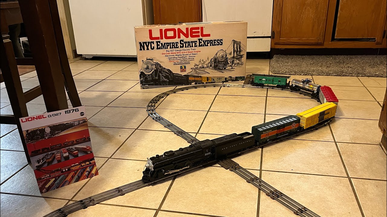 LIONEL 1976 Empire State Express Train Set Review! ENJOY!