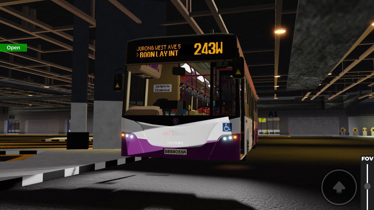 [NEW KUB E4/IV] SBS8055R On Svc 243W | Scania K230UB E4/Iv Batch 1 | Boon Lay V4.