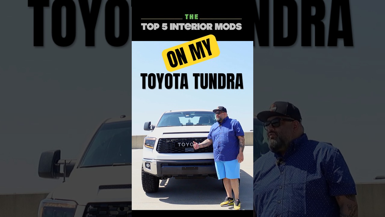 5 BEST Interior Mods On My Tundra! #automobile #toyota #review #modified