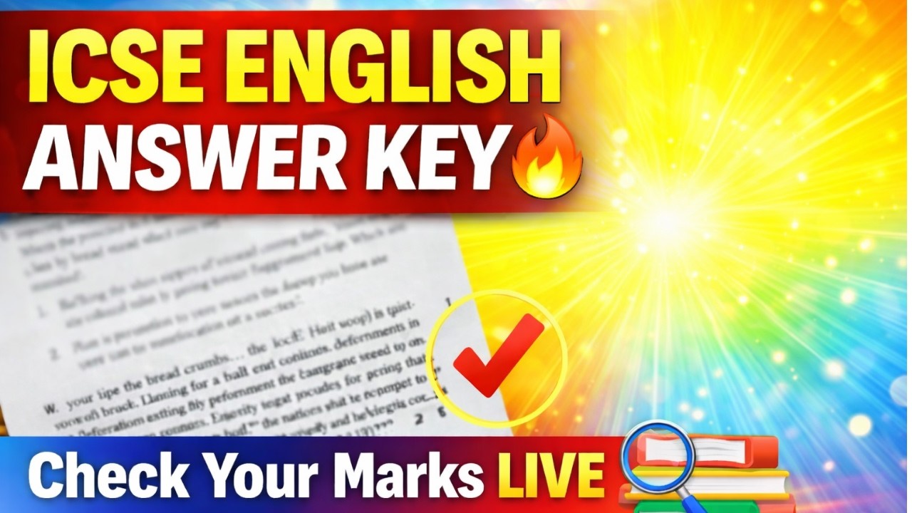 ICSE English 2026 Paper Discussion | Full Answer Key LIVE