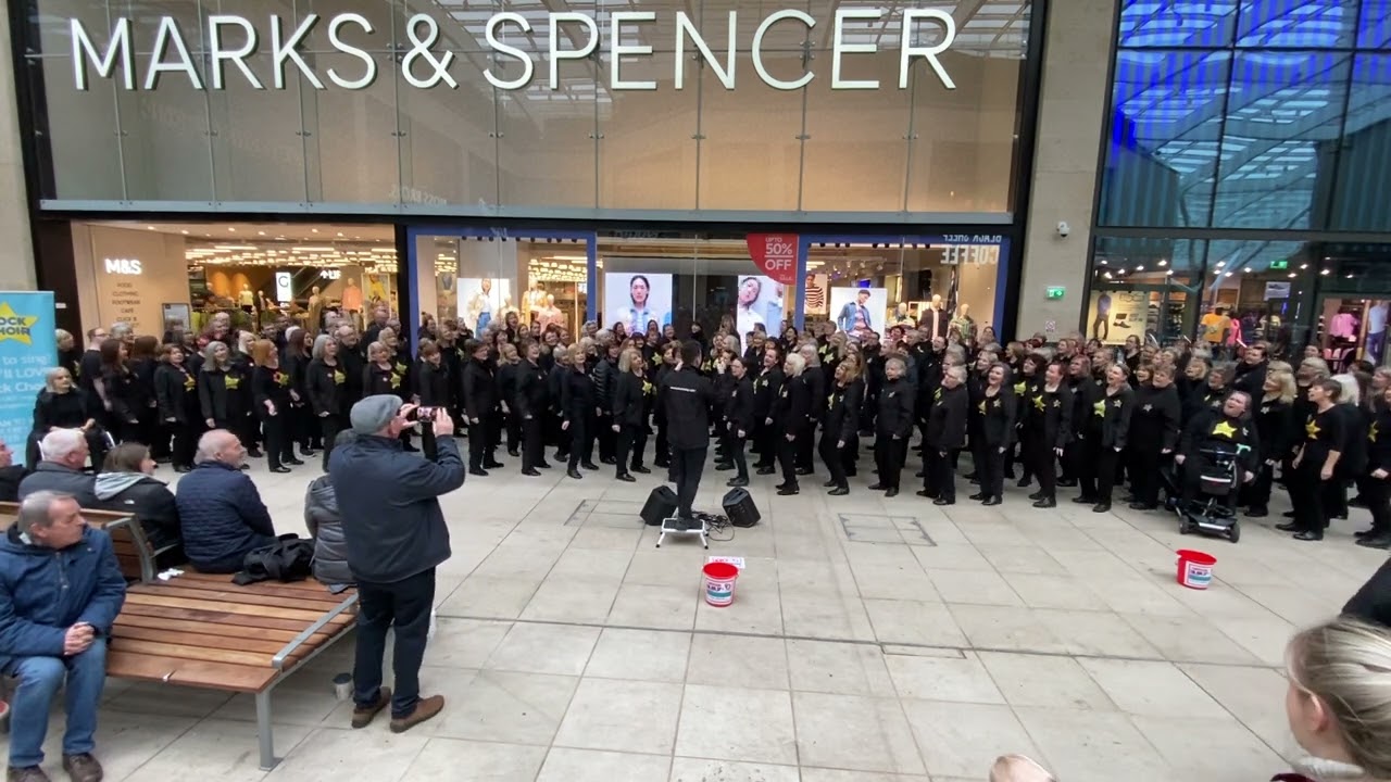 Video Killed The Radio Star - Danny's Rock Choirs, Busking for Comic Relief 10/03/2024
