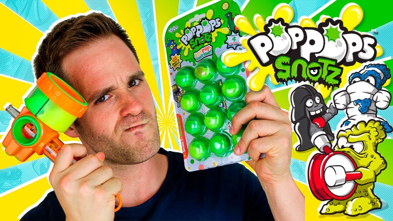 Pop Pops Snotz Series 1 UNBOXING 4 STARTER Y DELUXE PACKS en Pe Toys
