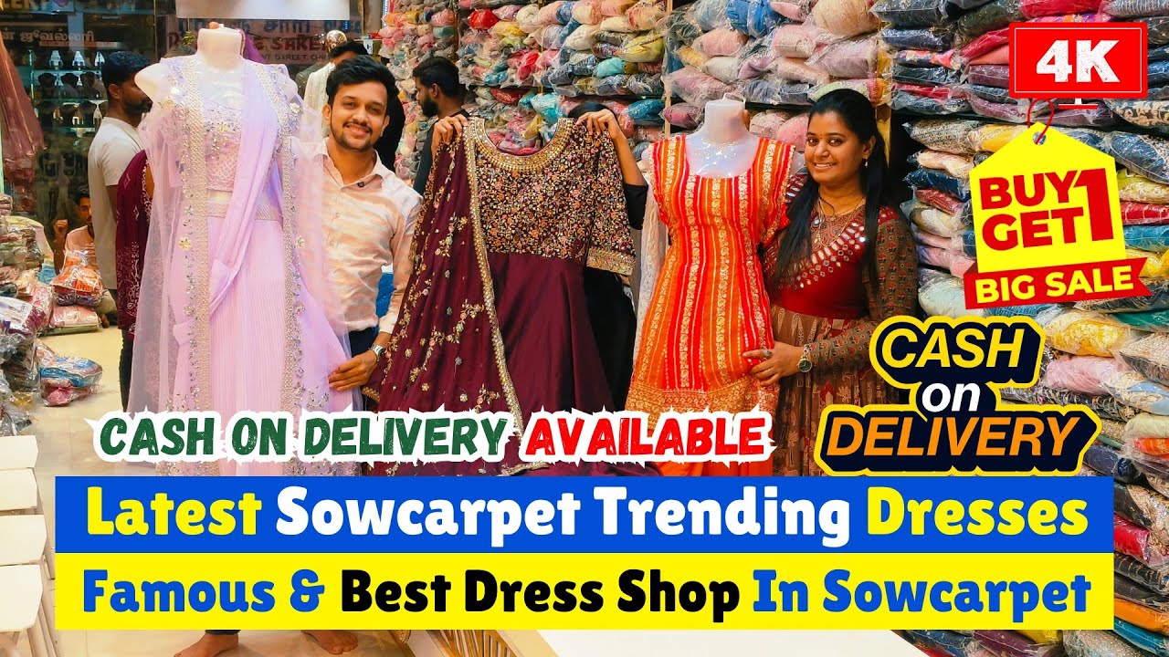 ➡️💥 [ COD Available ] Latest Sowcarpet Dresses | Shree Boutique Sowcarpet | Priya Just know fashion