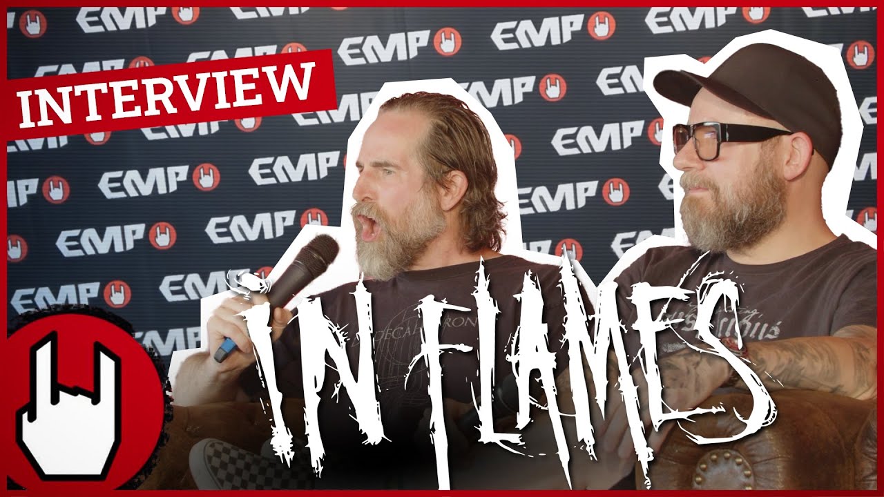 IN FLAMES Interview EMP Backstage Club Area beim SUMMER BREEZE OPEN AIR 2023