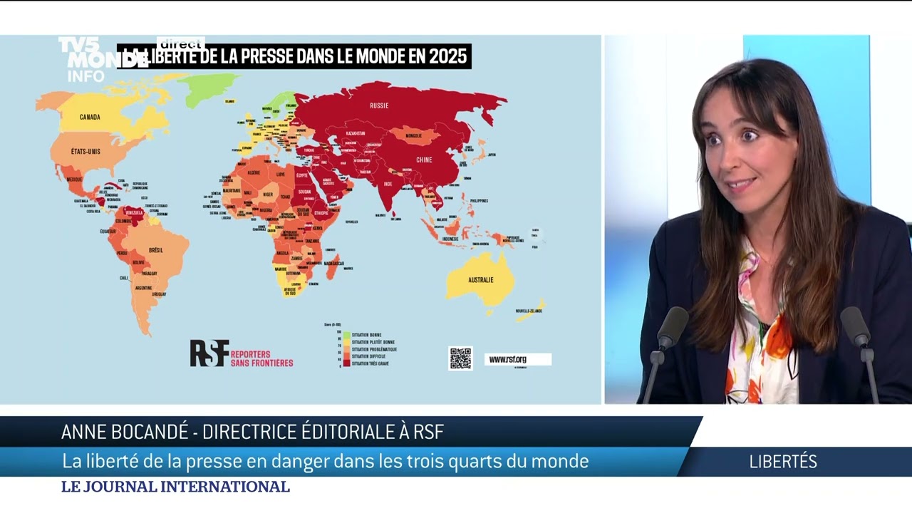 Libert&eacute; de la presse : situation 
