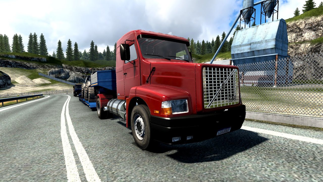 Volvo EDC NL12 | ETS2 Realistic Truck Driving | 'Just in Time' delivery of two tractors in the UK