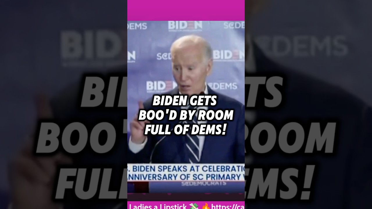 Biden BOOED by Democrats For Lying About His Border Policy! #short