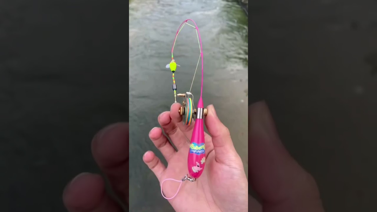 Handmade microfishing rod！ #microfishing #fishing #microfish #fishingrod