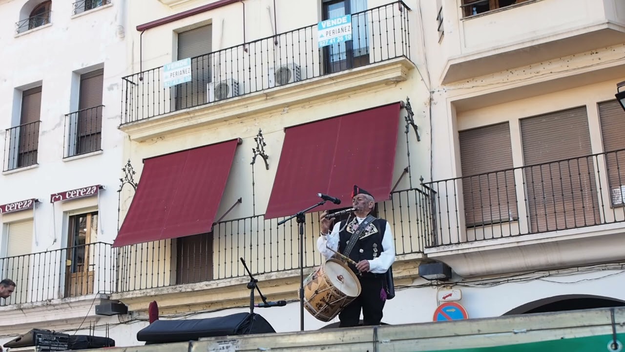 Concurso de tamborileros del martes mayor 2024 de Plasencia. Millán Garrido de Montehermoso.