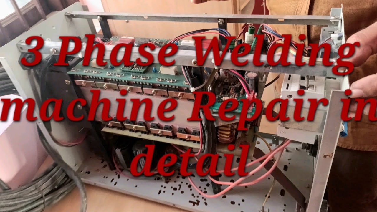 3 phase Welding Machine Repair । Capacitor check, Dust Cleaning etc । Arc 300amp