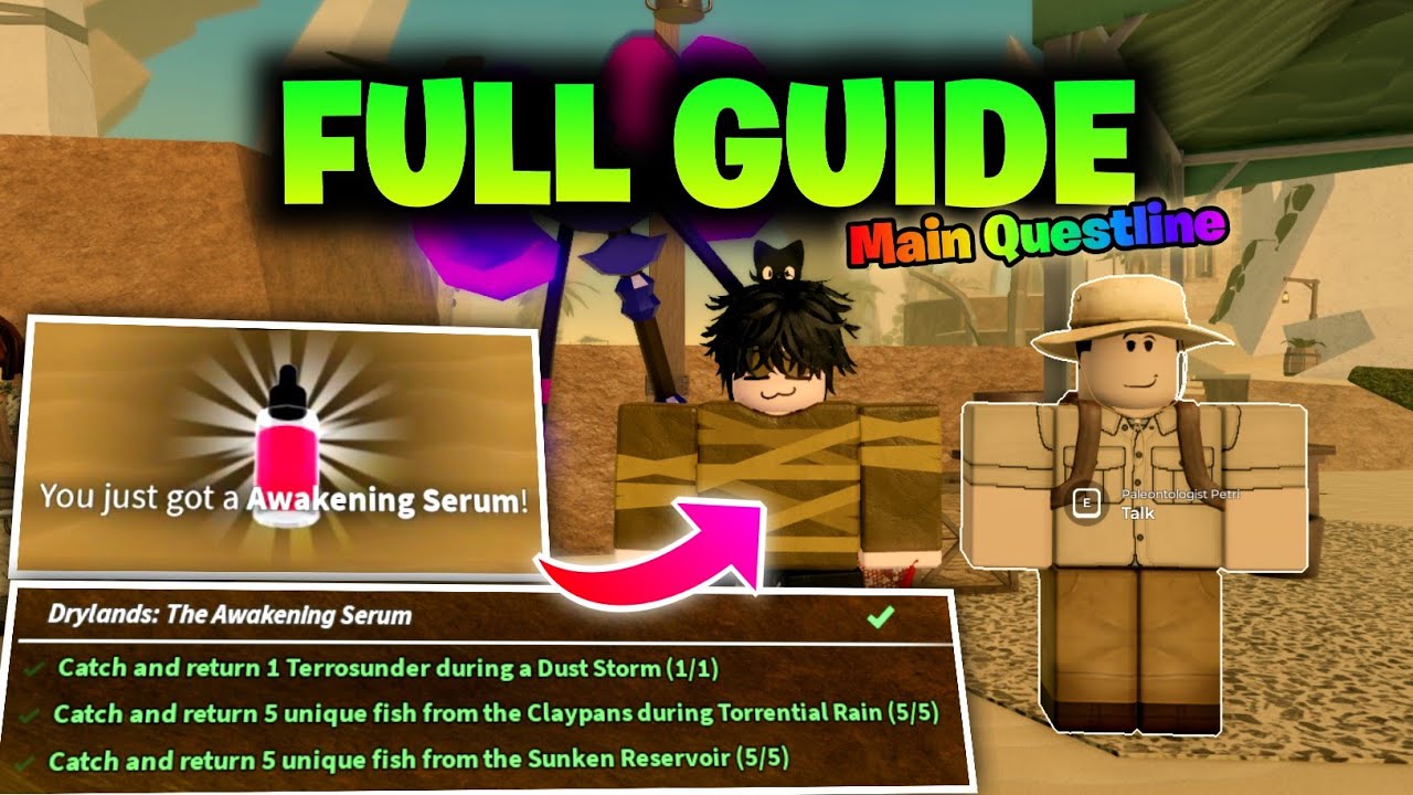 Full Guide to Paleontologist Petri Questline Fisch (Awakening Serum)