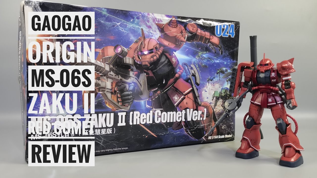 GaoGao MS-06S Zaku II (Red Comet Ver.)