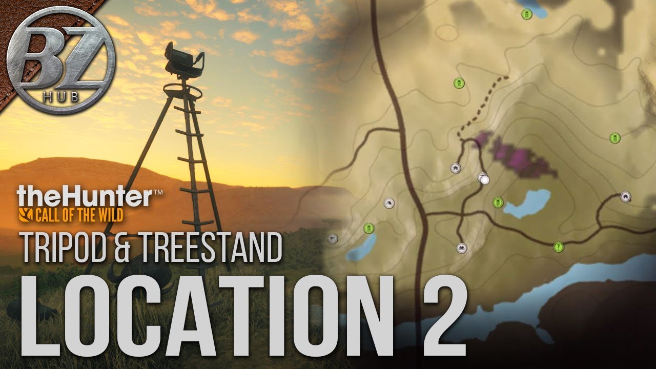 Tripod & Treestand Locations: #2! (theHunter: Call of the Wild)