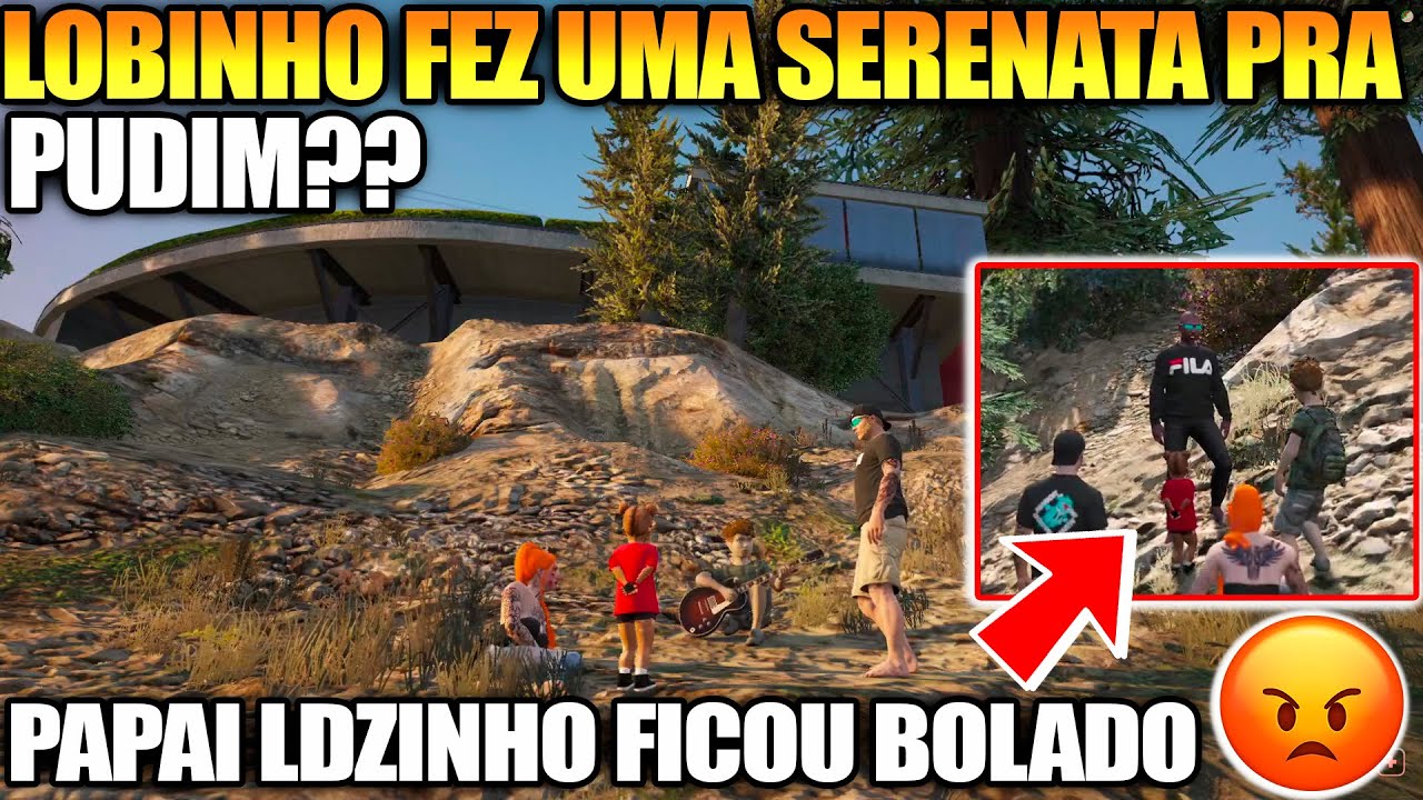 PUDIM RECEBEU UMA SERENATA DO LOBINHO ?? O LDZINHO FICOU BOLADO E FOI TIRAR SATISFAÇÃO 🔥👀