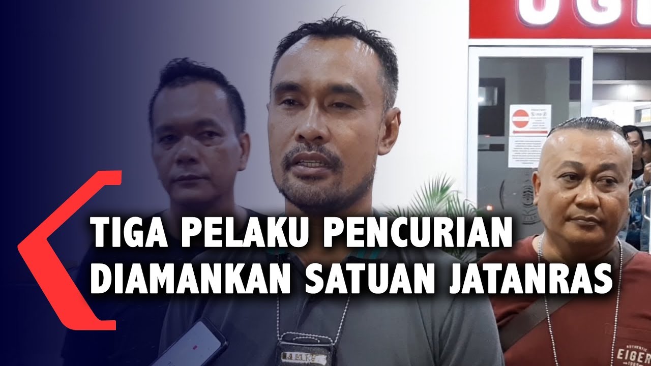 Jatanras Polresta Pontianak Amankan Tiga Pelaku Pencurian