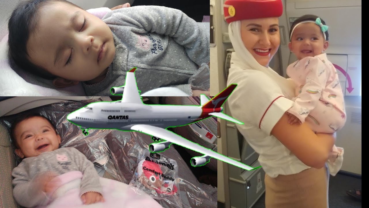 Flying with a 4 months old ll Baby's first plane ride tips ll 30 hours journey by plane with baby