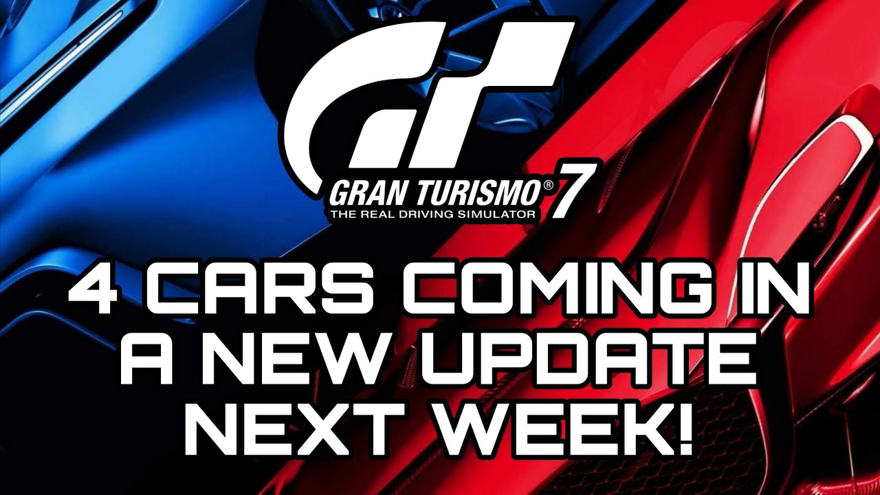 GRAN TURISMO 7 | 4 NEW CARS COMING IN A NEW UPDATE NEXT WEEK!