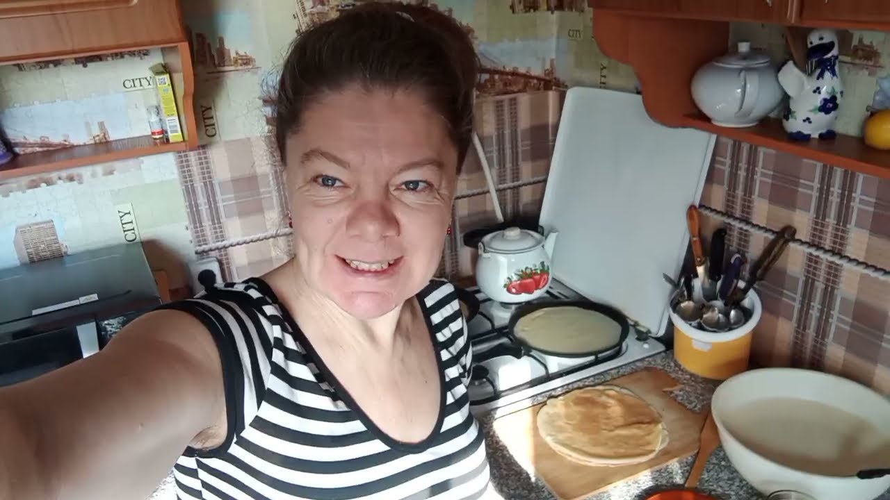 Будни Натальи. Масленица. Напекла блинов по своему рецепту. Хватит на 2 дня