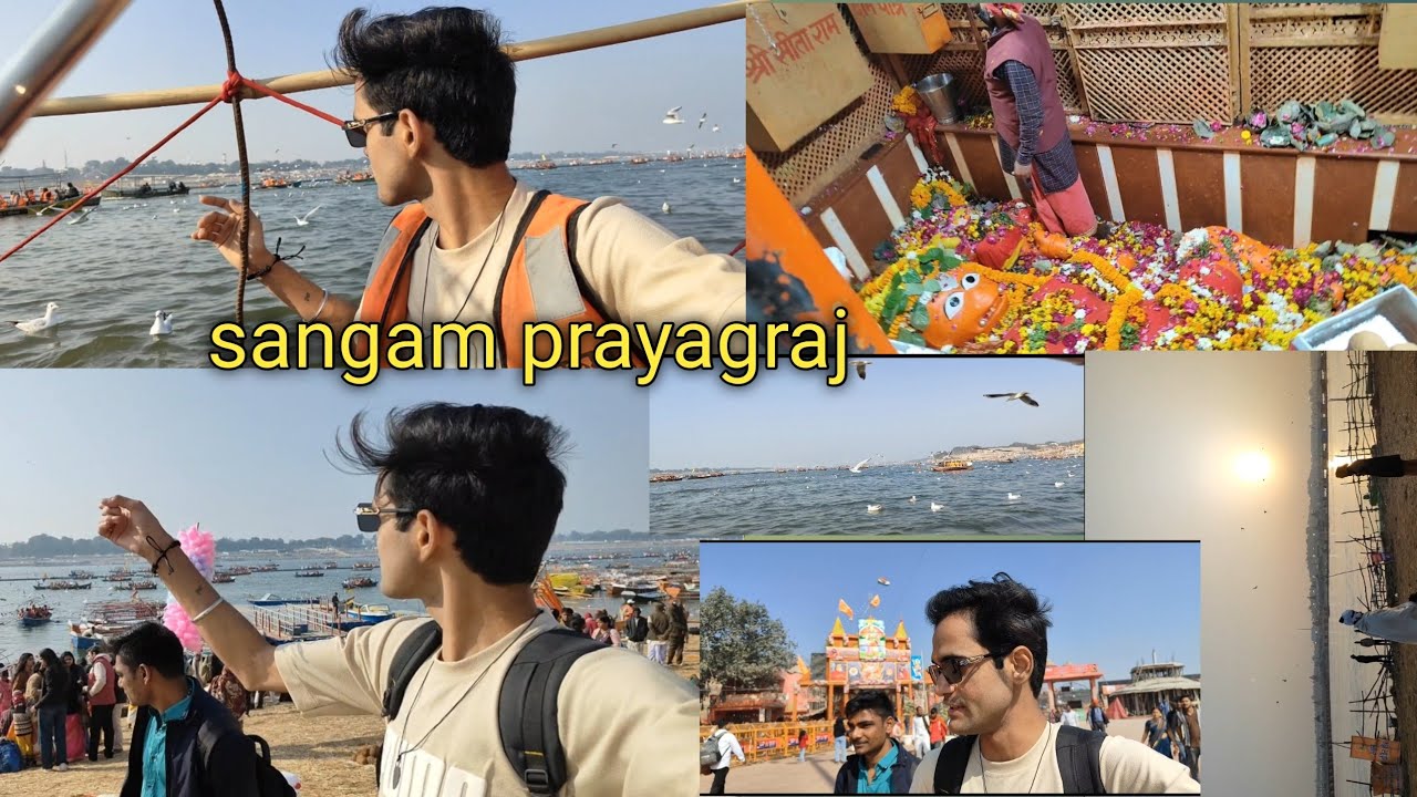 Prayagraj me magh mela ( Kumbh Mela 2026 ) me snan karne ka saubhagya prapt hua 🙏