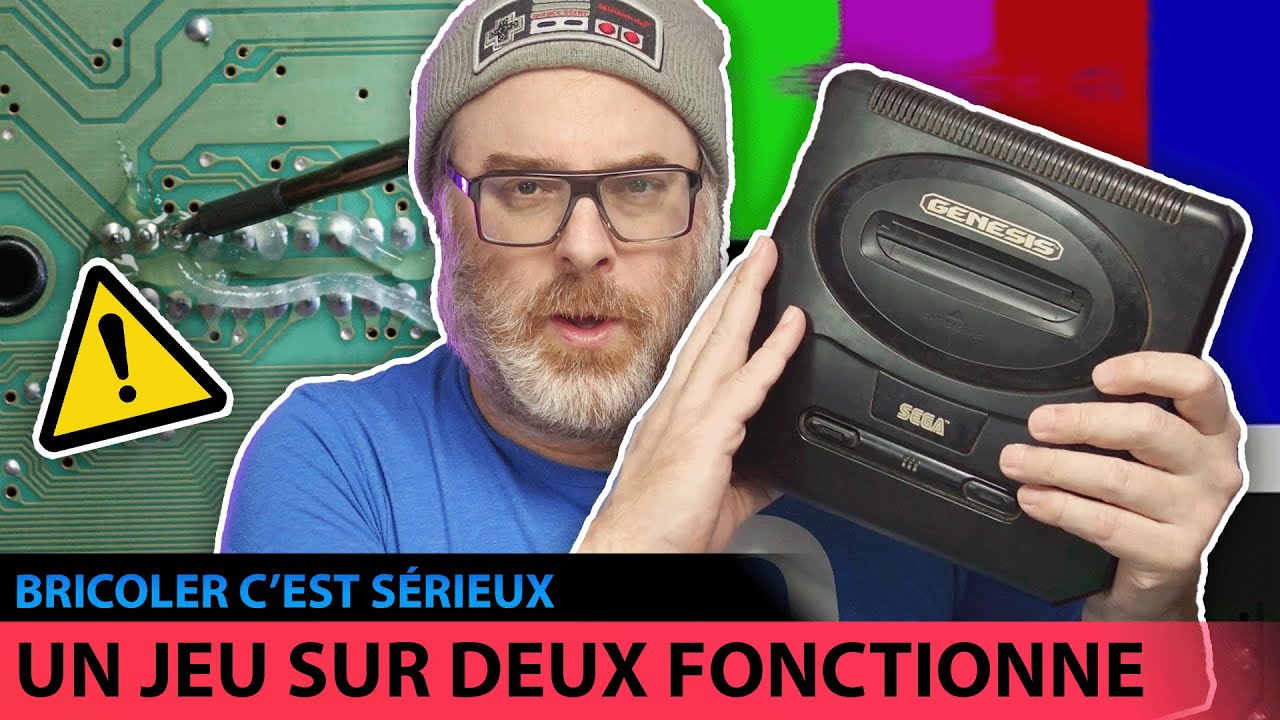 Un jeu sur deux fonctionne : Réparer une Sega Genesis sentimentale – BRICOLER C’EST SÉRIEUX
