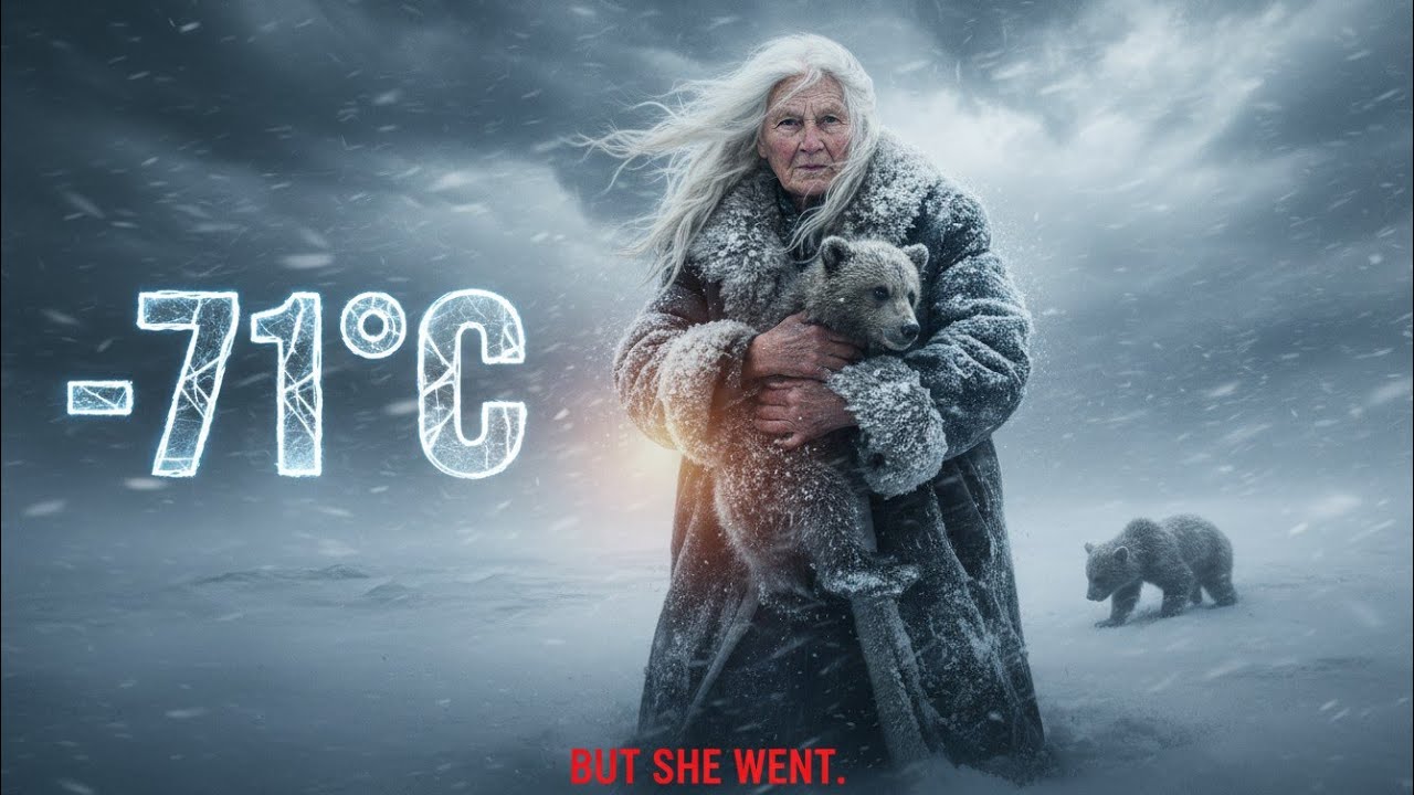 “80-Year-Old Woman vs –71°C Siberian Storm to Save Bear Cubs 🐻❄️” #AnimalRescue #wildlife