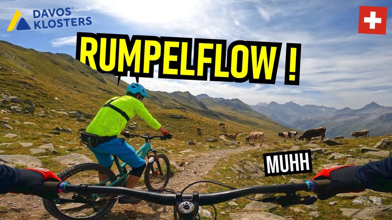 DAVOS KLOSTERS Jakobshorn: Alps Epic Trail 🔴 bis Sertig / Full / Mountainbike MTB Enduro Schweiz