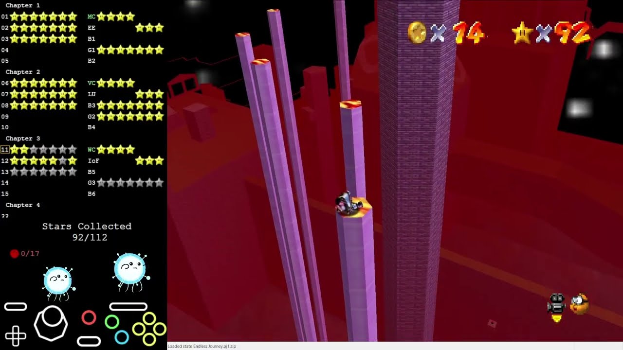 Endless Journey | Mare Tranquillitatis - 6/7 Stars (savestateless)