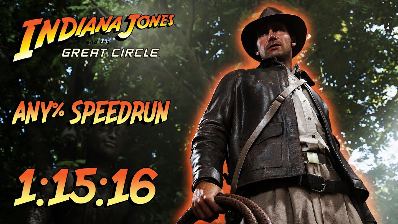 Indiana Jones and the Great Circle - Any% (Restricted) Speedrun - 1:15:16
