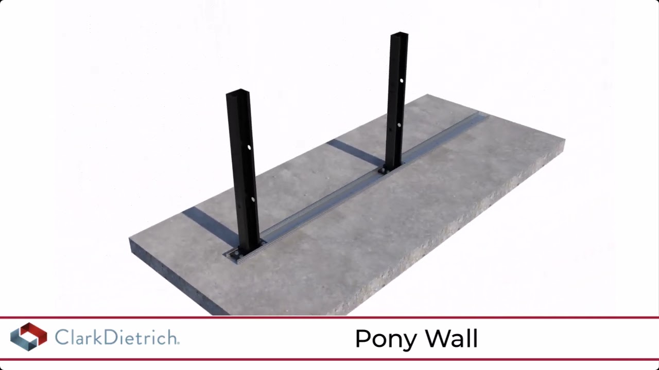 Pony Wall Installation