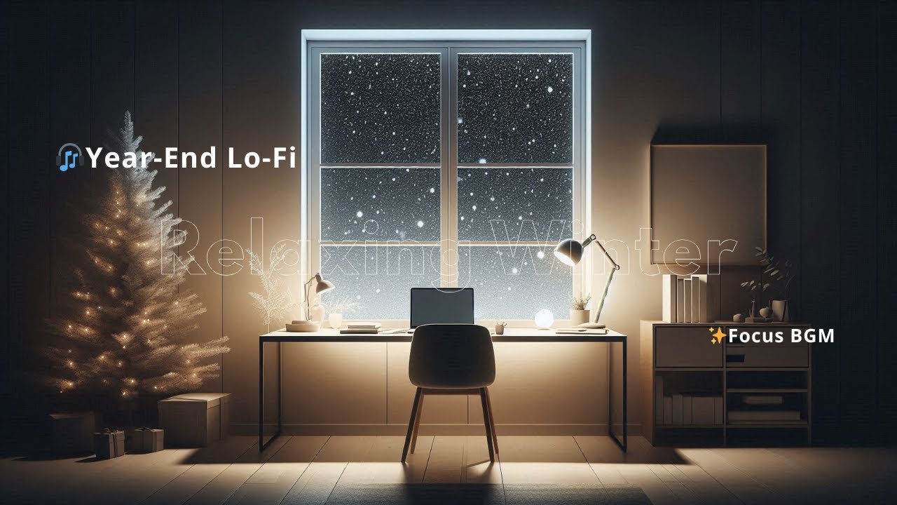【作業用】夜の年末お片付け｜Calm Winter Lo-fi - Late Night Clean Up