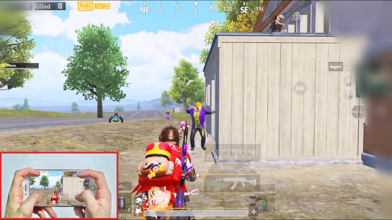 iPhone 8 Plus PUBG MUNNO | 4 Finger + Full GYRO | Handcam Gameplay #69