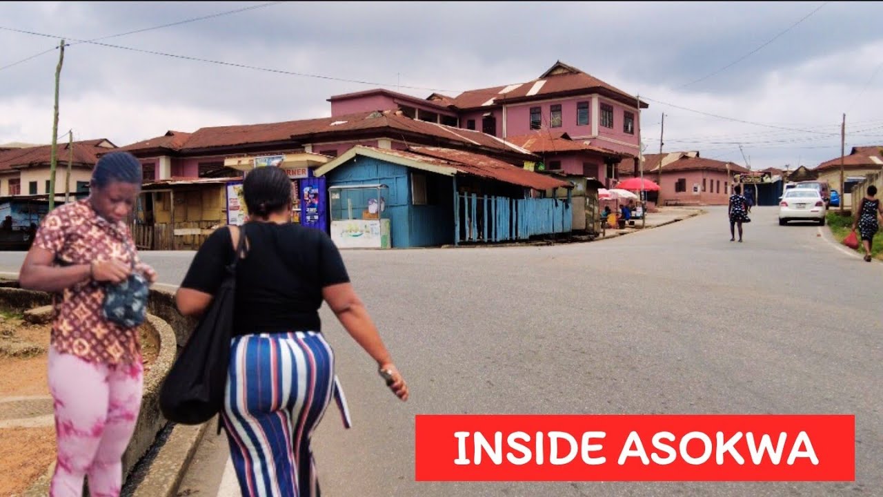 Life in Asokwa | Beautiful Street Scenes in kumasi, Ghana, west Africa  🇬🇭
