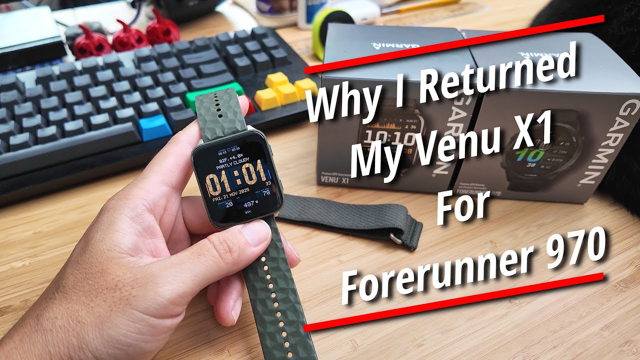 Почему я вернул Garmin Venu X1 через 5 месяцев ради Forerunner 970 #garmin #venux1 #forerunner970