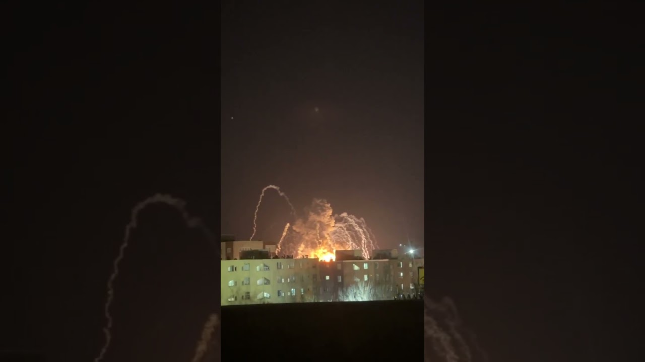 Massive Blast Rocks Zanjan This Evening (Feb 28, ~7 PM)