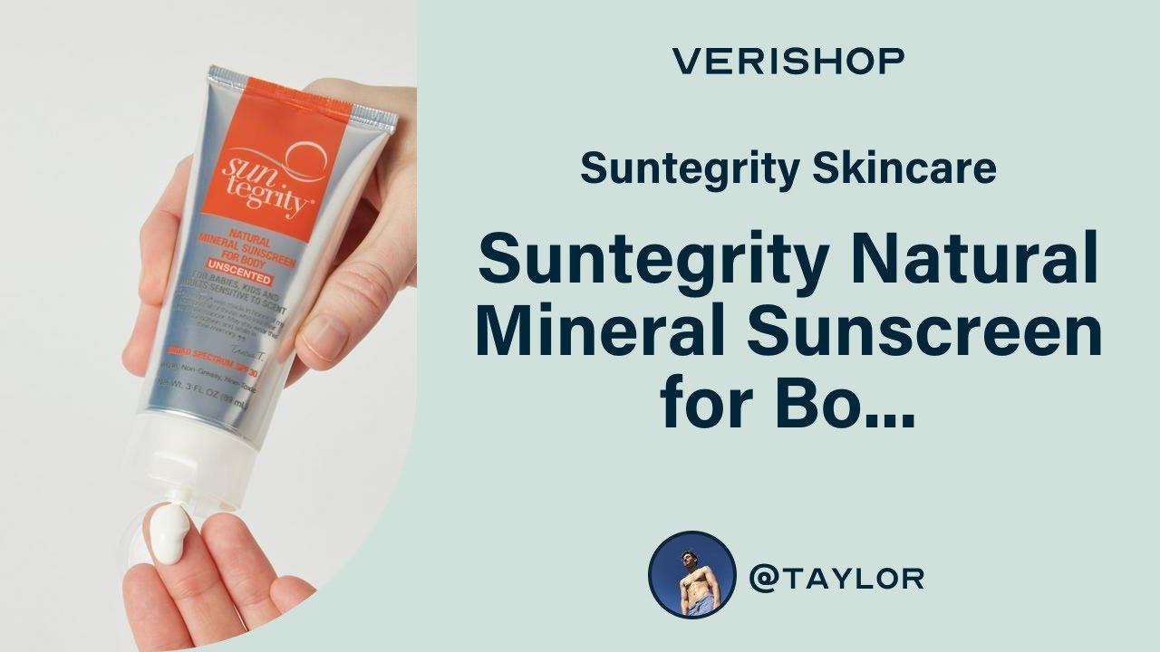 Suntegrity Skincare Suntegrity Natural Mineral Sunscreen for Body - Unscented Review