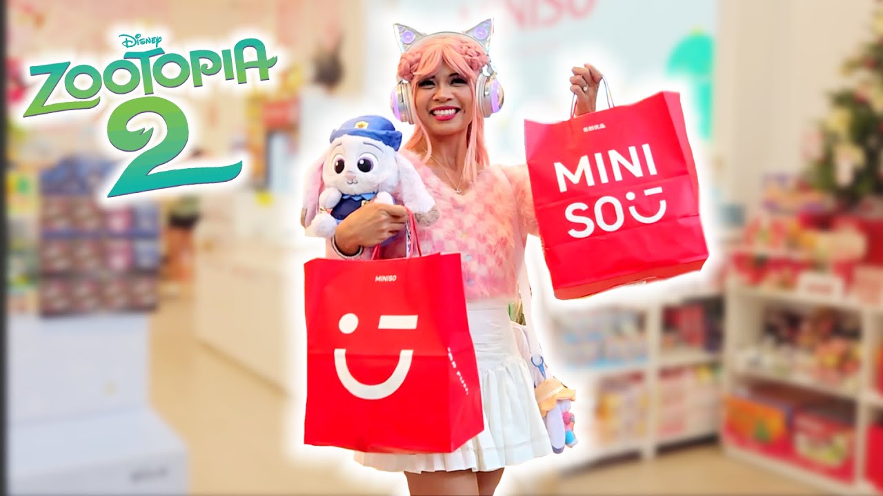 i BOUGHT ONLY ZOOTOPIA AT MINISO!