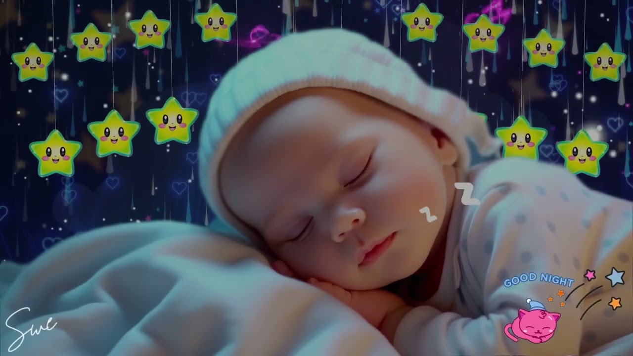 Baby Drift into Deep Sleep Instantly🌙3 Minute Beat Trick💖Baby Sleep Music💤 Mozart & Brahms Lullabies