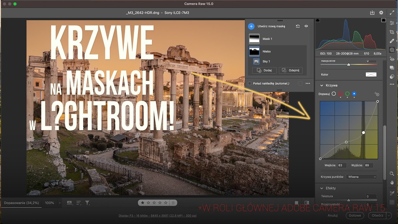 KRZYWE jako korekta lokalna MASKI już niedługo w Adobe Lightroom!? W roli gł&oacute;wnej ACR15, PHOTOSHOP.