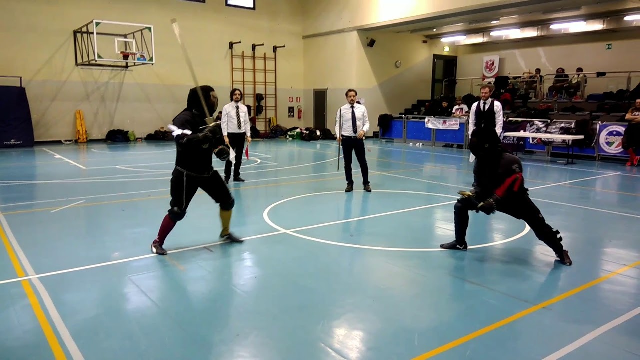 HEMA Ianua 2018 - Semifinal match: Gallo Davide (white) vs Gallo Alessandro (red)