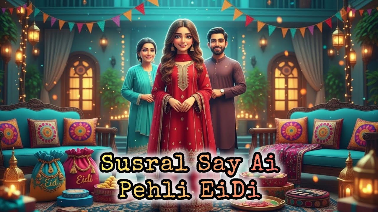 😍 Susral Se Aayi Pehli Eid ❤️ Emotional Eid Story 🥰 Urdu Animated Story 💞 Beautiful Eid 💕🫂