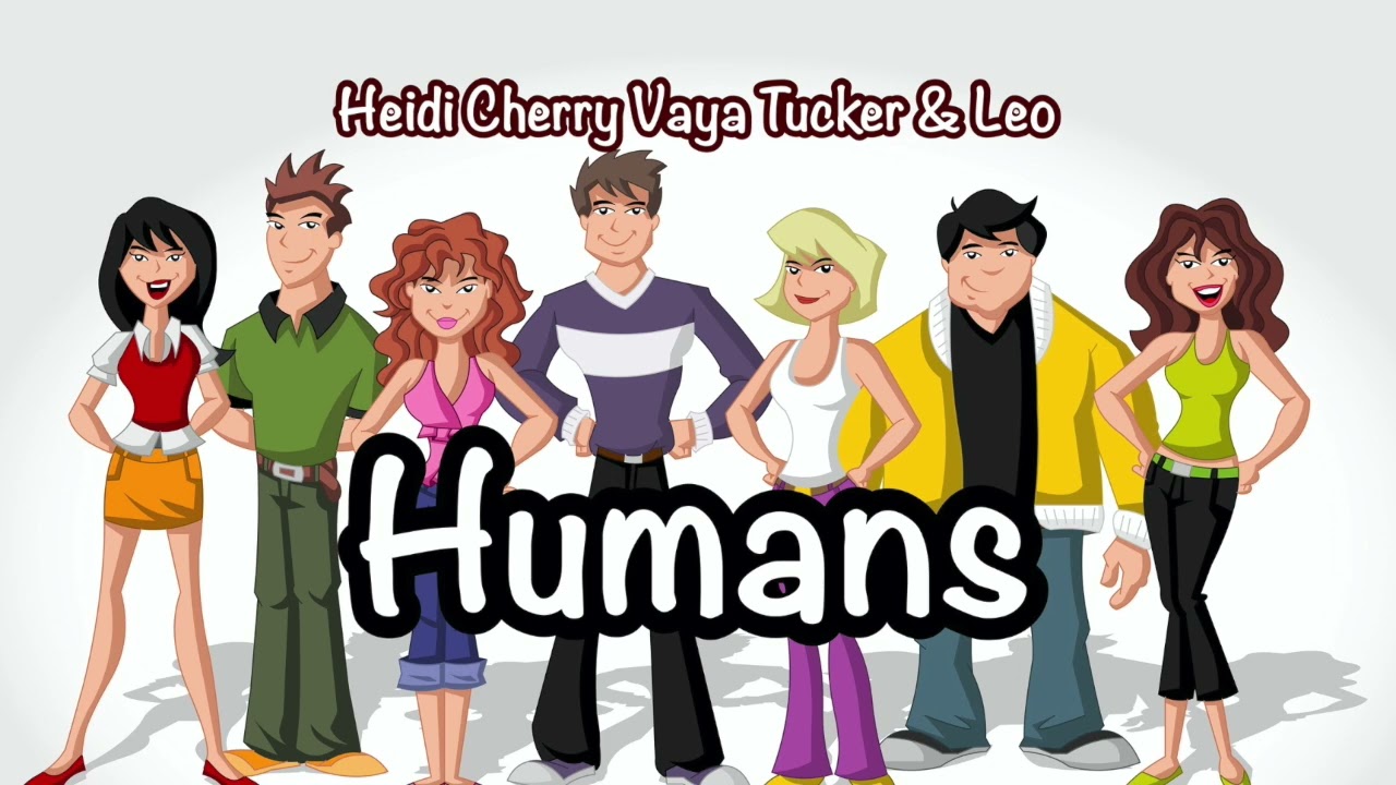 Fun Bedtime Story For Kids | Heidi Cherry Vaya Tucker & Leo - Humans #1 The Mall