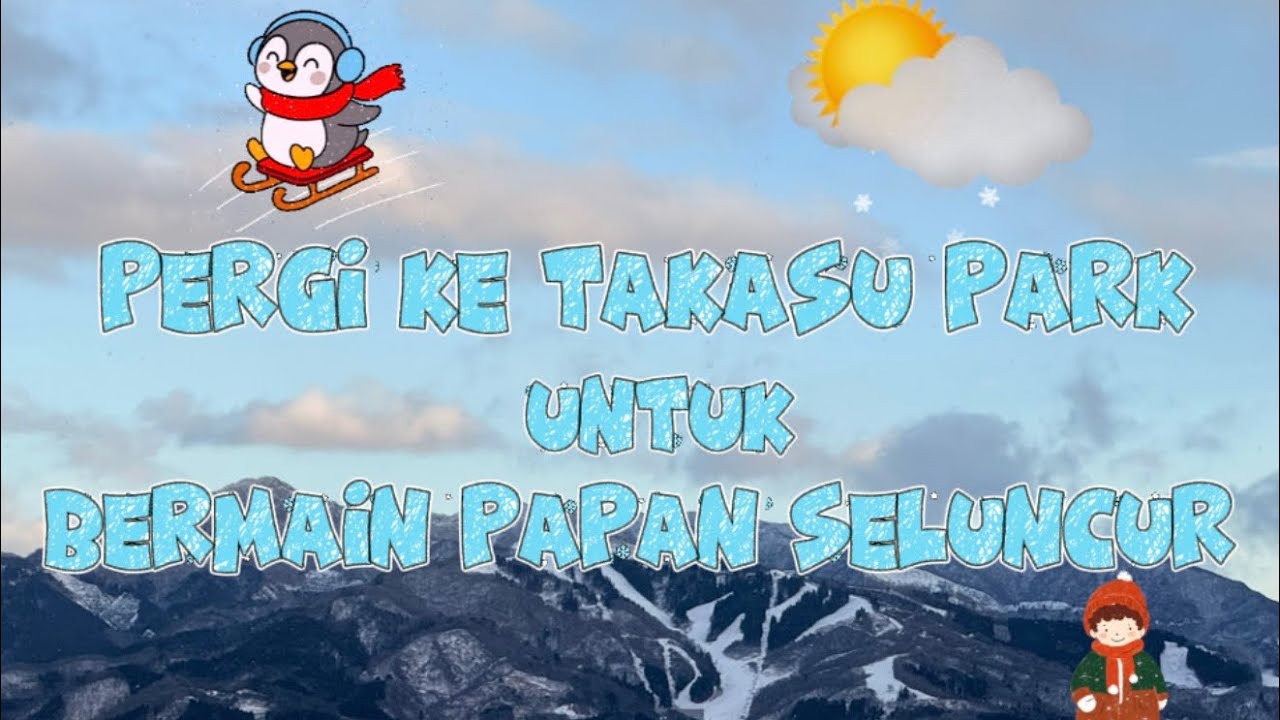 Seru seruan main di salju lagi🥶