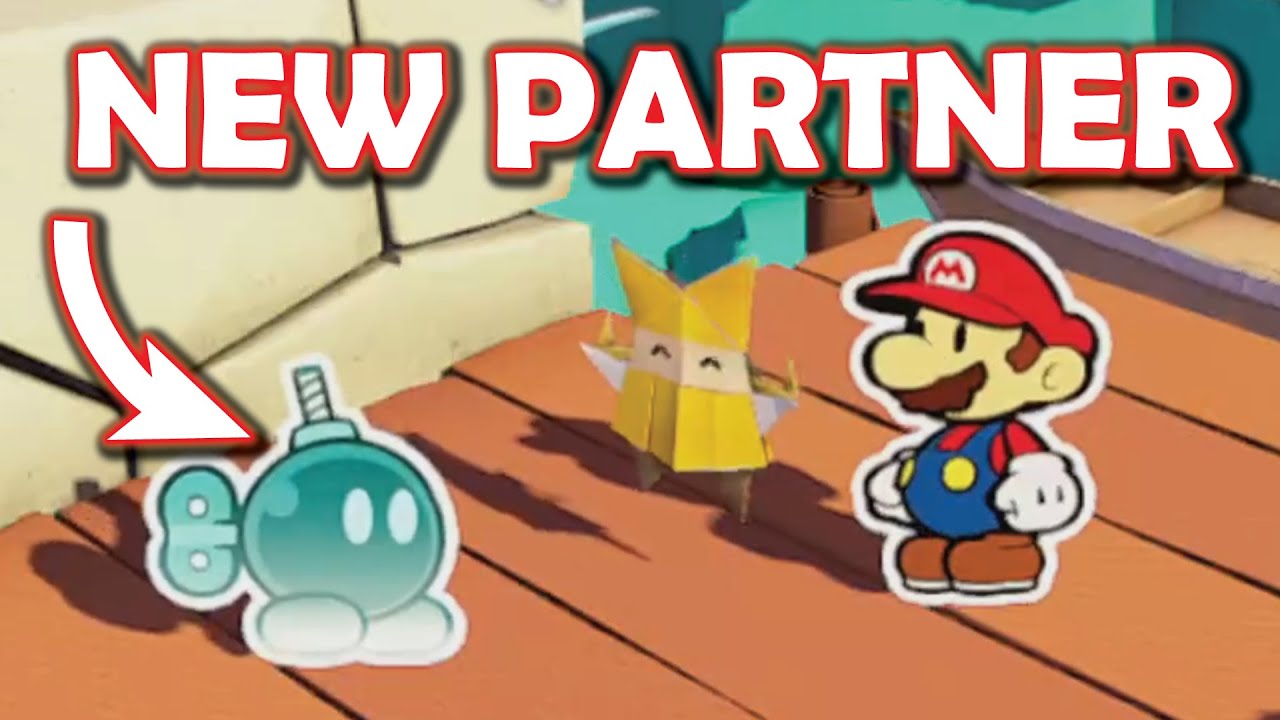 I added a New Partner/ Story to Paper Mario: The Origami King [more Bobby the Bob-omb]