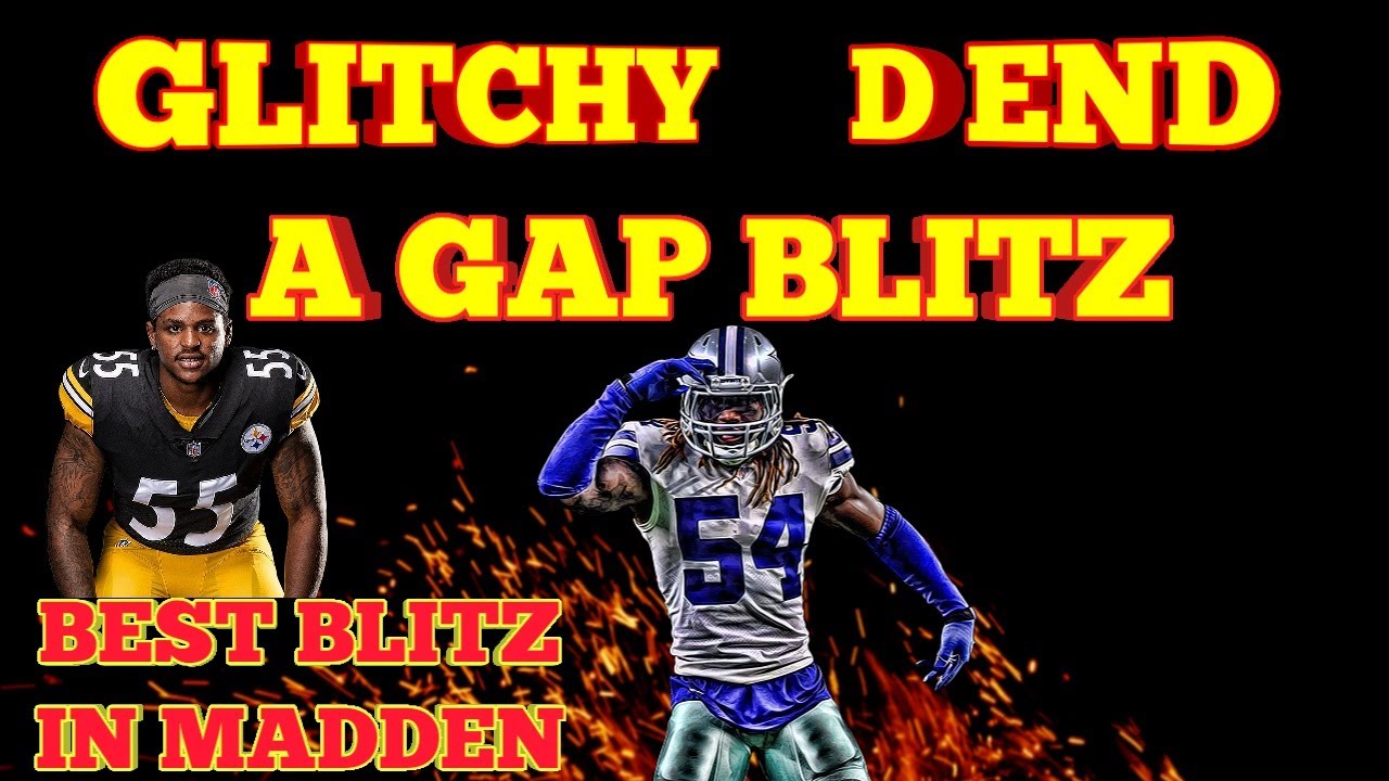 NEW BEST BLITZ IN MADDEN 21! NEW GLITCH BLITZ WORKS AGAINST A BLOCKED RB. D END A GAP BLITZ IS 🔥