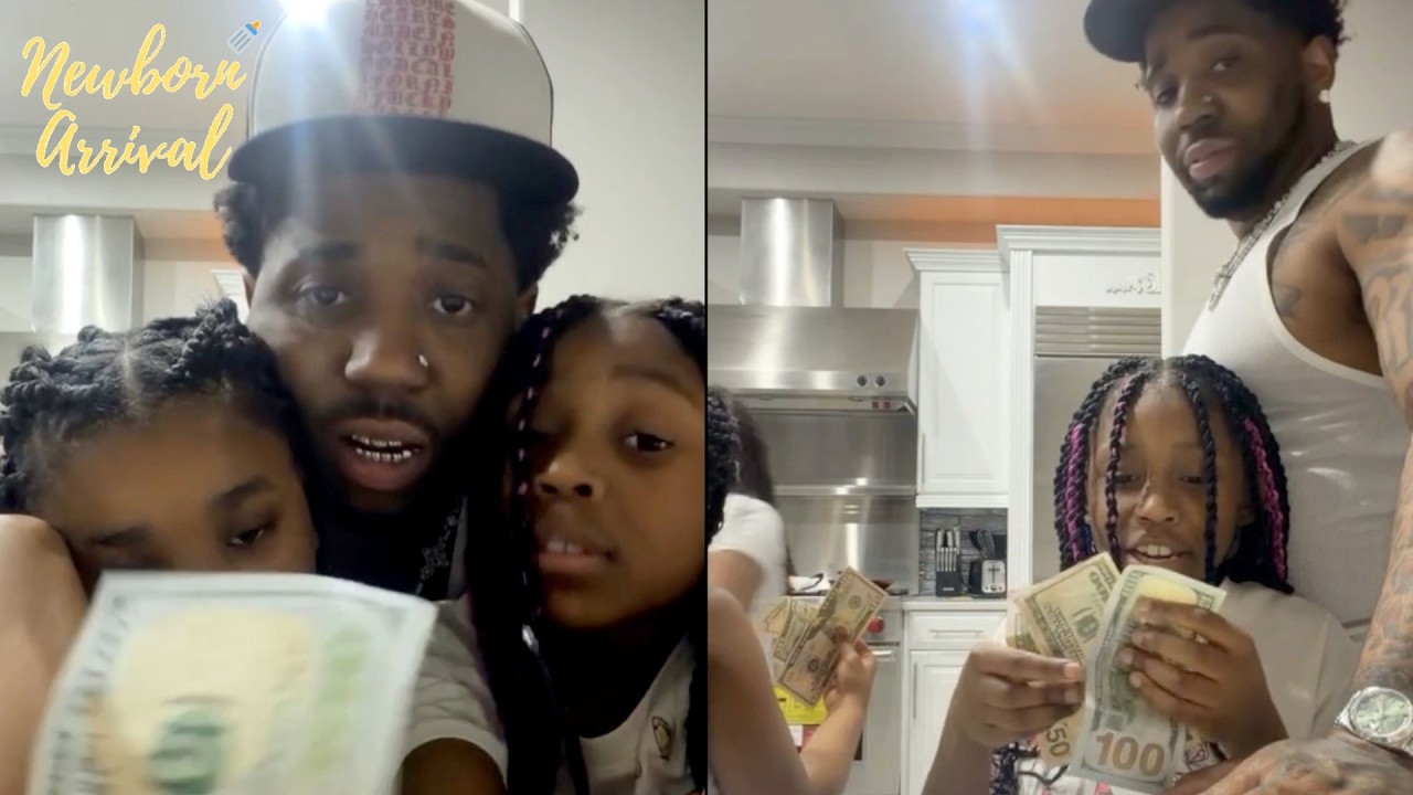 YFN Lucci Empties Pockets Passing Out Hundreds To His Kids! 💵
