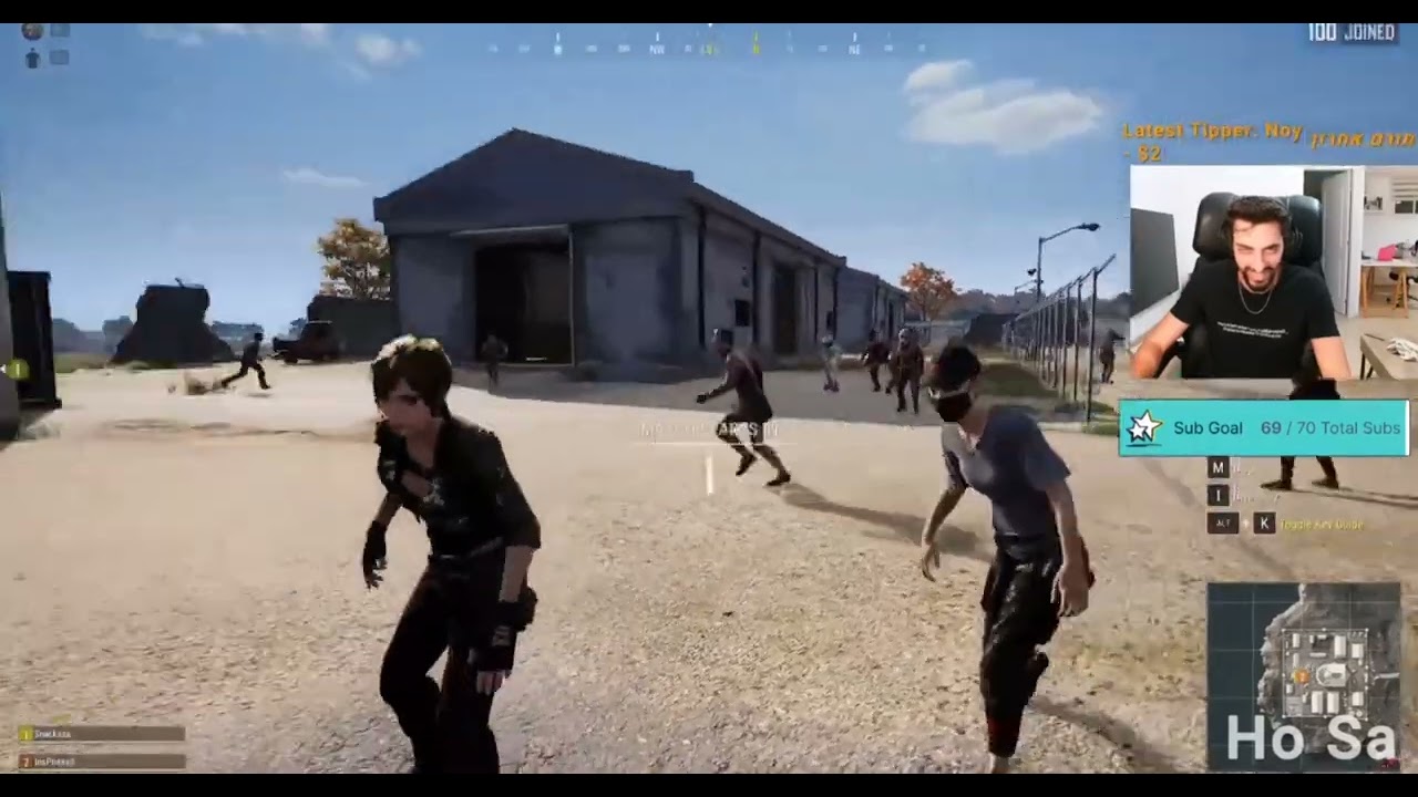 עודד SVR משחק PUBG  עם סנאקס