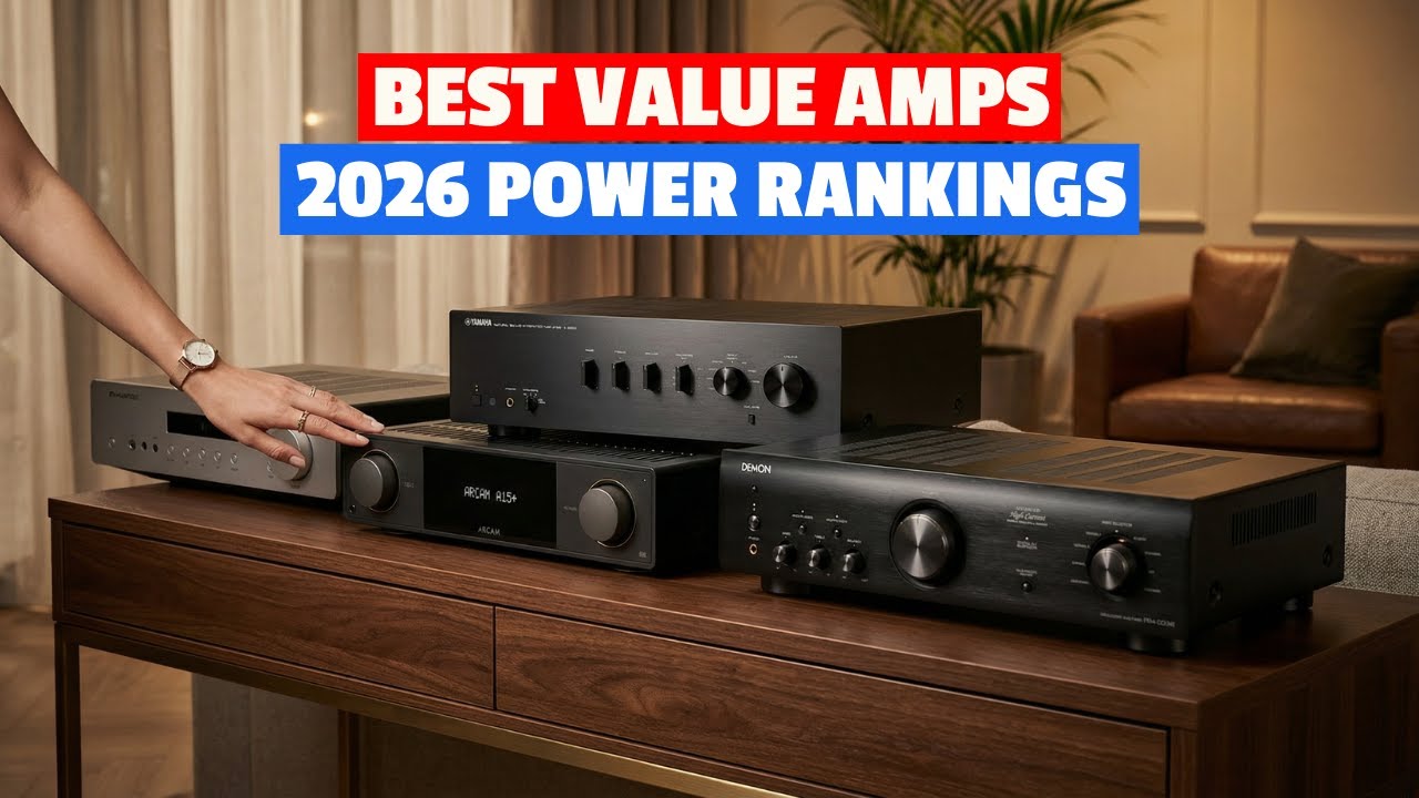 Top 5 Stereo Amplifiers in 2026! || Cambridge, Denon, Yamaha & More