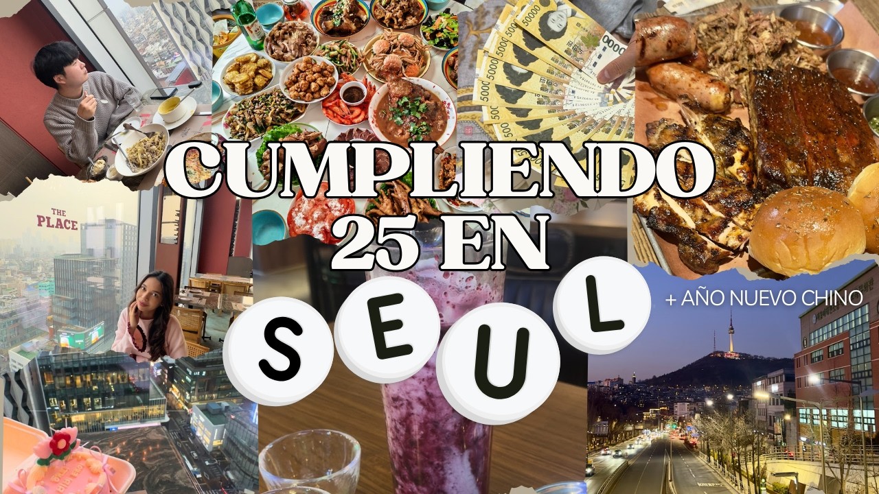 CUMPLEAÑOS en Corea 🎂🇰🇷 GRWM, muchos restaurantes y sobres rojos 🧧✨