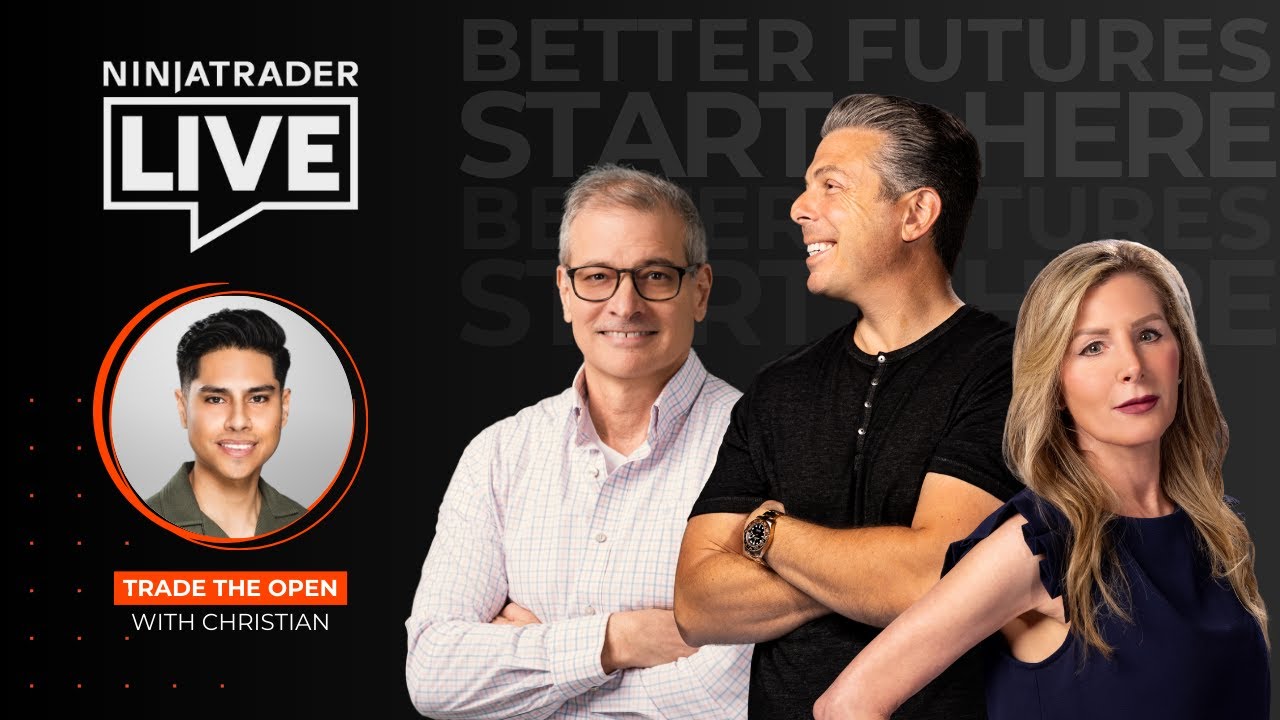 NinjaTrader Live | Futures Trading + Market Analysis with Amena Bakr + Chris Carreon (5/8/25)
