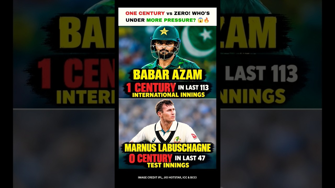 Babar Azam vs Marnus Labuschagne 😱 1 Century vs 0! #BabarAzam #Cricket #MarnusLabuschagne